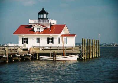 Roanoke Marshes Lighthouse on Roanoke Island