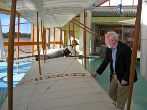 Wright Brothers National Memorial - The Exhibits - Glider Replica