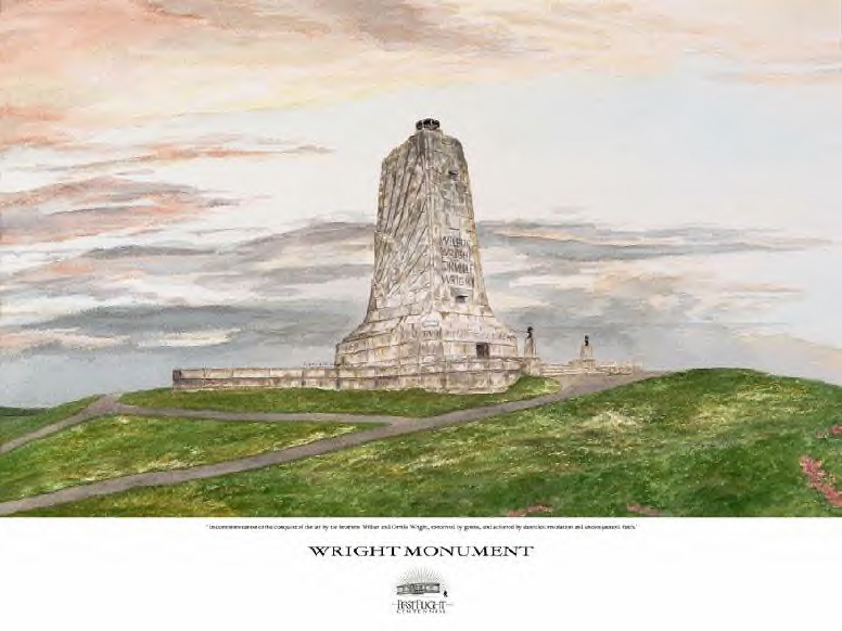 Wright Brothers Centennial Collection - Shop Our Store - "Wright Monument"